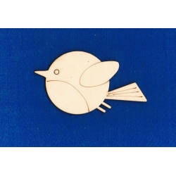 SKLEJKA #3mm Ptaszek  6x11cm   ( seria : zwierzątka leśne)